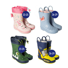 ALDI Regenlaarzen voor kinderen aanbieding