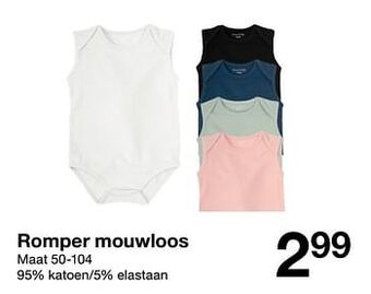 Zeeman Romper mouwloos aanbieding