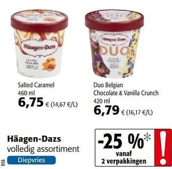 Häagen-dazs volledig assortiment