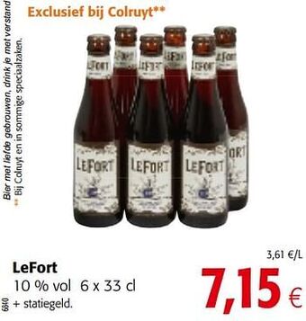 Colruyt Lefort aanbieding