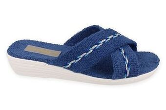 Berca Shoes Patrizia Pantoffel Dames - Blauw aanbieding