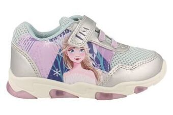 Berca Shoes Disney Frozen Sneaker Laag No Time to Lace Met Lichtjes - Zilver aanbieding
