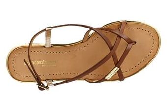 Berca Shoes Les Tropeziennes Sandaal Dames Hirondel - Cognac aanbieding