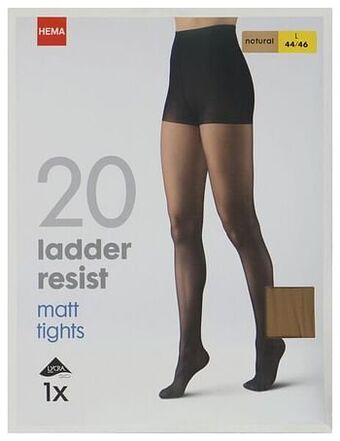 HEMA HEMA Panty Ladder Resist 20denier Naturel (naturel) aanbieding