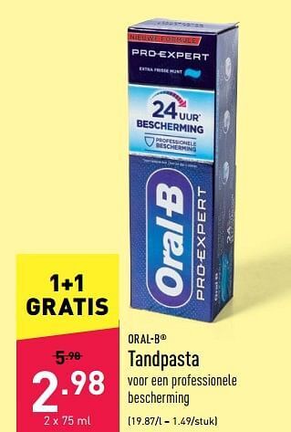 ALDI Tandpasta aanbieding