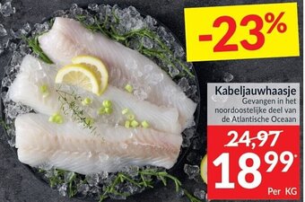 Intermarché Kabeljauwhaasje aanbieding