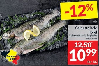 Intermarché Gekuiste hele forel aanbieding