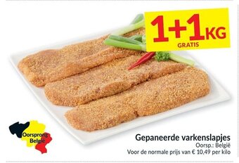 Intermarché Gepaneerde varkenslapjes aanbieding