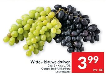 Intermarché Witte of blauwe druiven aanbieding