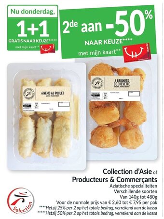 Intermarché Collection d'Asie of Producteurs & Commercants aanbieding