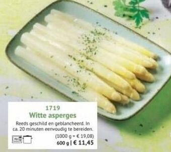 Witte asperges