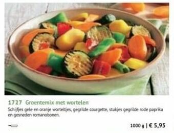 Bofrost Groentemix met wortelen aanbieding