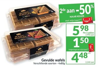 Intermarché Gevulde wafels aanbieding