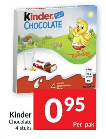 Intermarché Kinder chocolate aanbieding