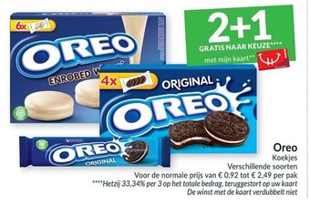 Intermarché Oreo Koekjes aanbieding