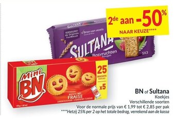 Intermarché BN of Sultana aanbieding