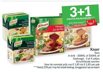 Intermarché Knorr Saus aanbieding