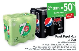 Intermarché Pepsi, Pepsi Max of 7Up aanbieding