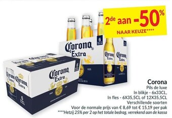 Intermarché Corona Pils de luxe aanbieding