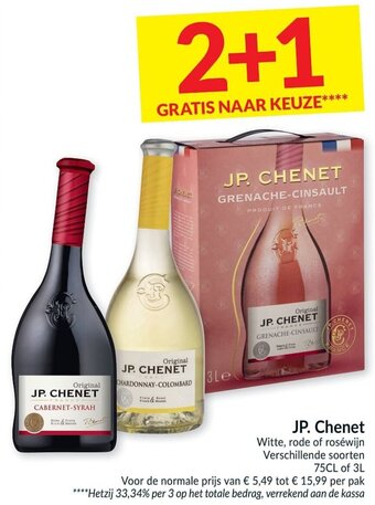 Intermarché JP. Chenet aanbieding