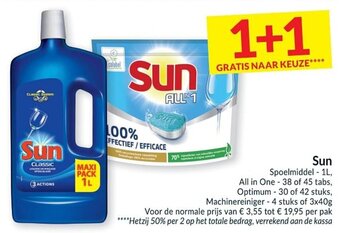 Intermarché Sun Spoelmiddel aanbieding