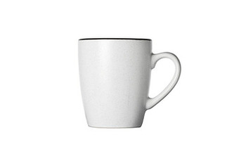 Makro Cosy & Trendy Beker Speckle ø 8,7 cm wit aanbieding
