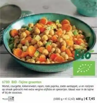 Bio - tajine groenten