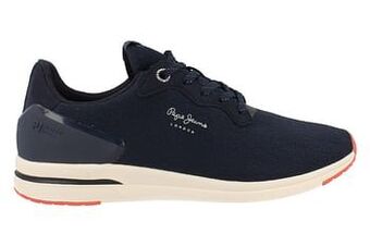 Berca Shoes Pepe Jeans Sneaker Laag Heren Jayker Knit - Blauw aanbieding