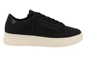 Berca Shoes Esprit Sneaker Laag Dames Cambridge Functionele Rits - Zwart aanbieding