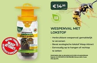 Multi bazar Wespenval met lokstof aanbieding