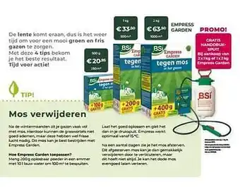 Multi bazar Mos verwijderen empress garden aanbieding