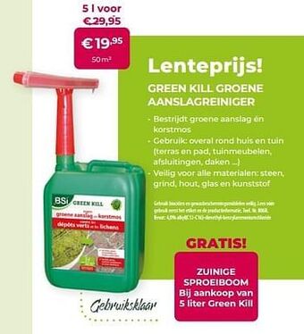 Multi bazar Green kill groene aanslagreiniger aanbieding