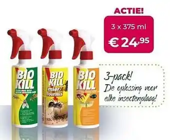 Multi bazar Bio kill 3-pack! de oplossing voor elke insectenplaag aanbieding