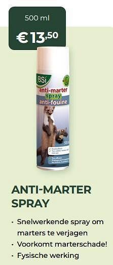 Multi bazar Anti-marter spray aanbieding