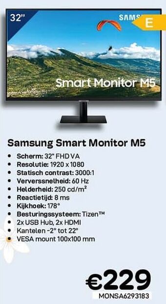 CompuDeals Samsung smart monitor m5 aanbieding
