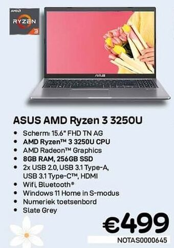 Asus amd ryzen 3 3250u