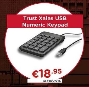 Trust xalas usb numeric keypad