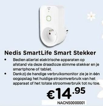 CompuDeals Nedis smartlife smart stekker aanbieding