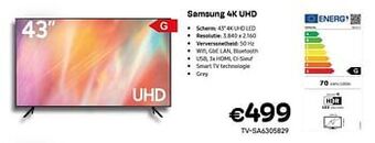 CompuDeals Samsung 4k uhd tv-sa6305829 aanbieding