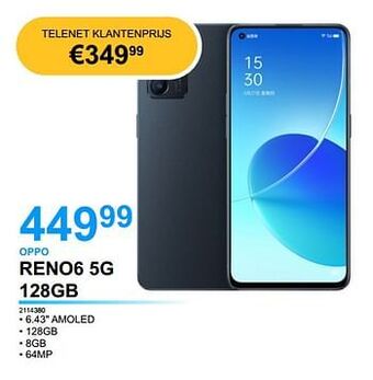 Derco Systems Oppo reno6 5g 128gb aanbieding