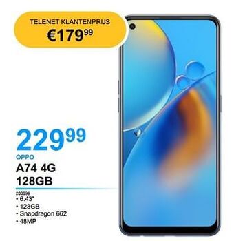 Oppo a74 4g 128gb