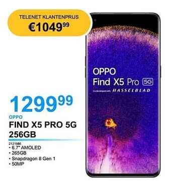 Computer Checkpoint Oppo find x5 pro 5g 256gb aanbieding