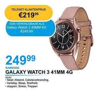 Samsung galaxy watch 3 41mm 4g