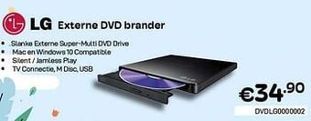 CompuDeals Lg externe dvd brander aanbieding