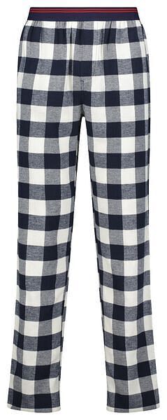 HEMA HEMA Heren Pyjamabroek Flanel Ruiten Donkerblauw (donkerblauw) aanbieding