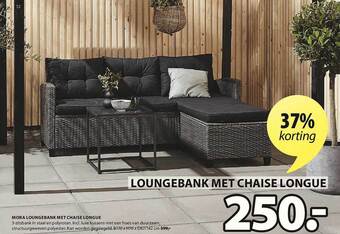 Jysk Loungebank Met Chaise Longue aanbieding