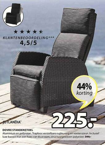 Jysk Dovre Standenstoel aanbieding