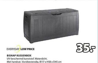 Jysk Bisnap Kussenbox aanbieding