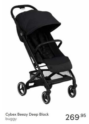 Baby & Tiener Cybex beezy deep black buggy aanbieding
