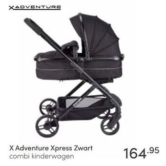 Baby & Tiener X adventure xpress zwart combi kinderwagen aanbieding